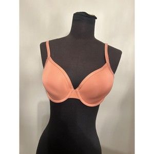 Victoria's Secret Dusty Rose Solid 34D T-Shirt Lightly Lined Demi Bra VS